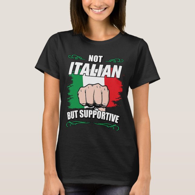 T-shirt Pas Italien, mais Voyage de soutien Tourisme Itali (Devant)