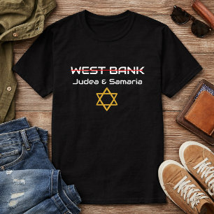 T-shirt Pas la Cisjordanie, Judée Samarie Israël