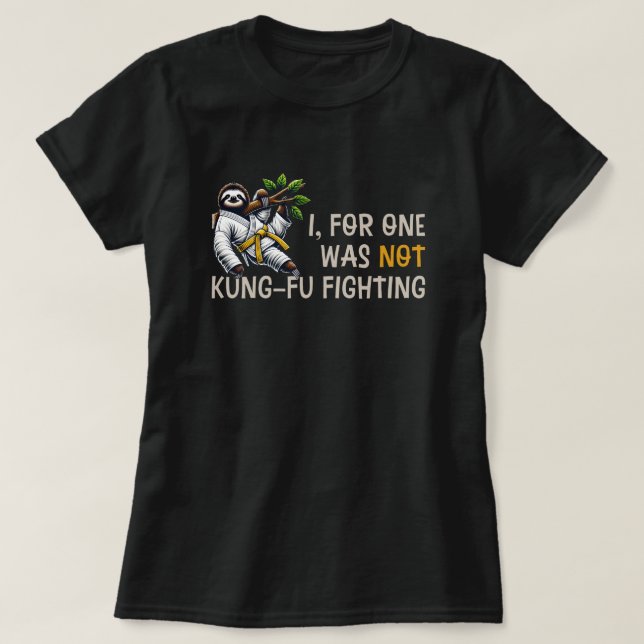 T-shirt Pas le combat de Kung-Fu (Design devant)