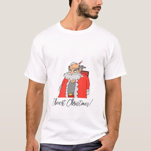 T-shirt pas le père noël (Devant)