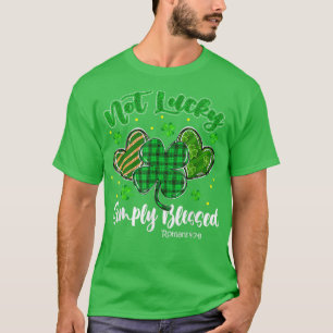 T-shirt Pas Lucky Tout Simplement Béni Jour de la Saint Pa