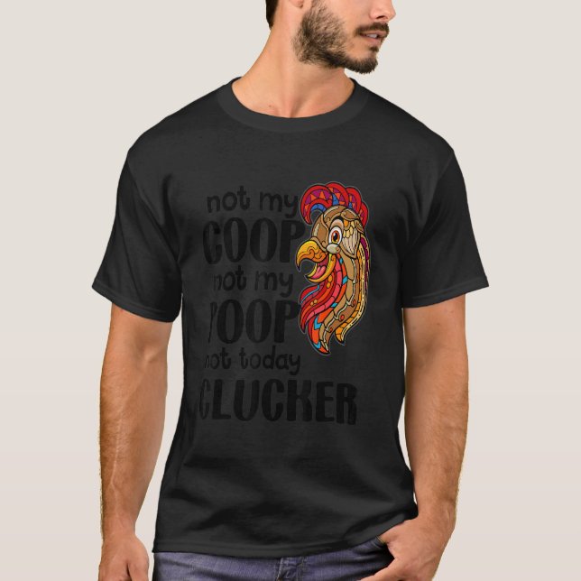 T-shirt Pas ma coopérative, pas mes excréments Citation d' (Devant)