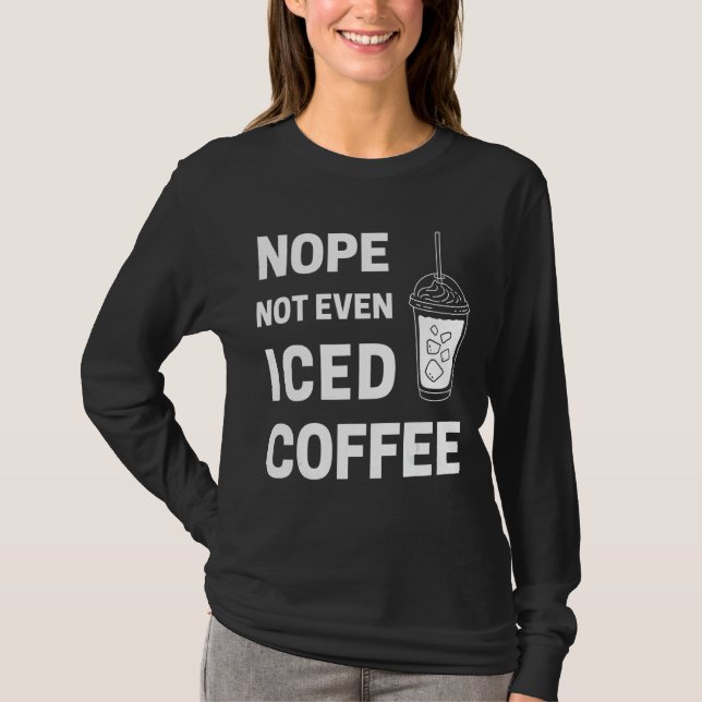 T-shirt Pas Même Du Café Glacé Ramadan (Devant)