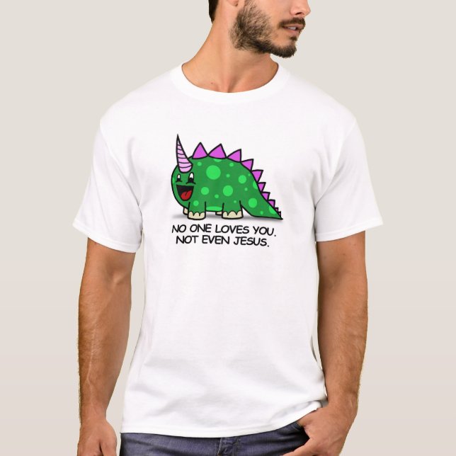 T-SHIRT PAS MÊME JÉSUS VOUS AIME (Devant)