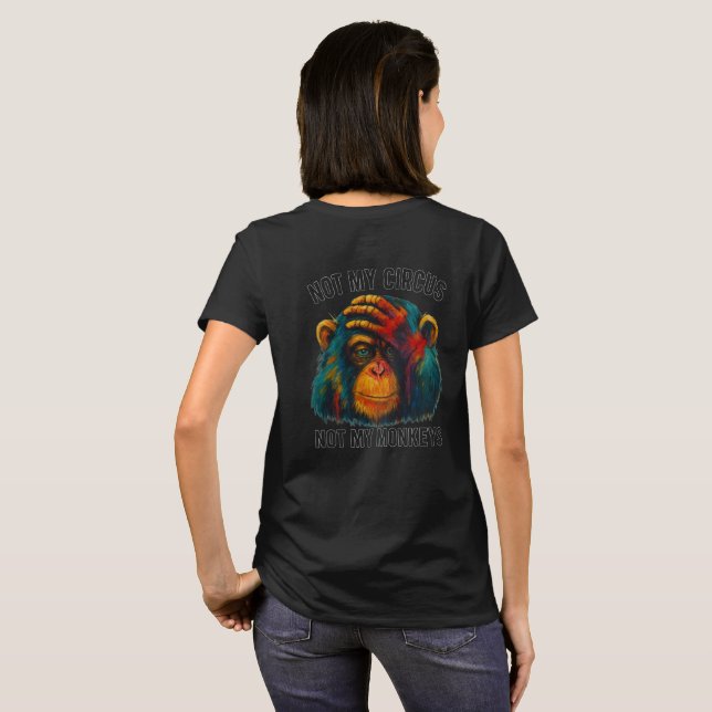 T-SHIRT PAS MES SINGES (Dos entier)