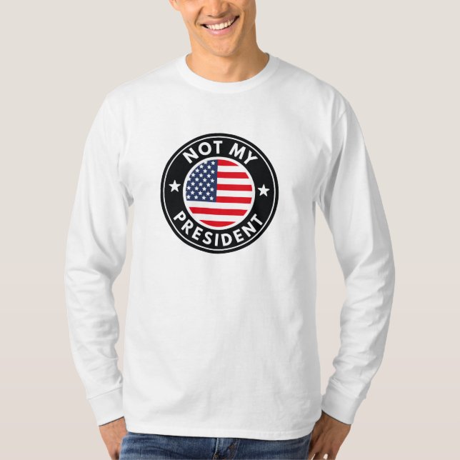 T-shirt Pas mon président (Devant)