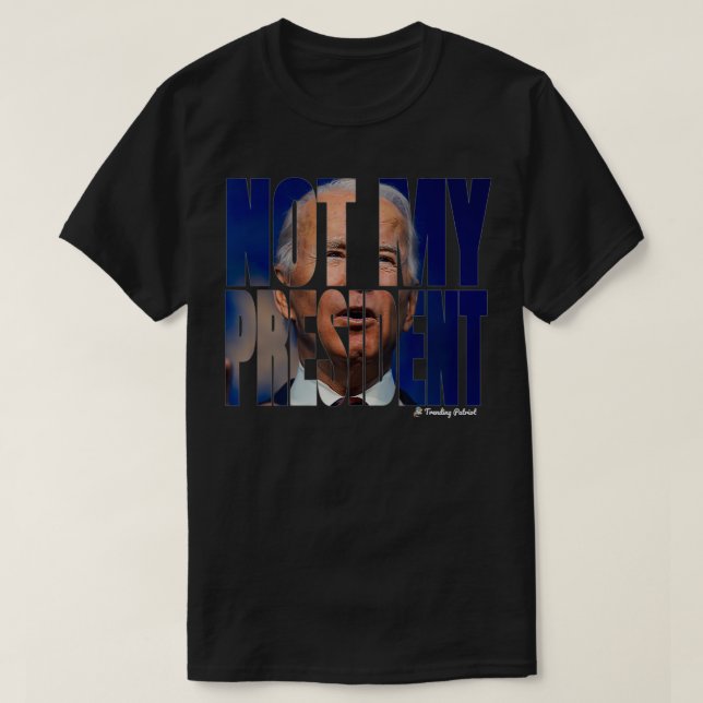 T-shirt Pas mon président (Design devant)