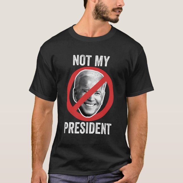 T-shirt Pas mon président (Devant)