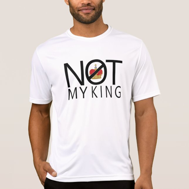 T-shirt Pas mon roi (Devant)