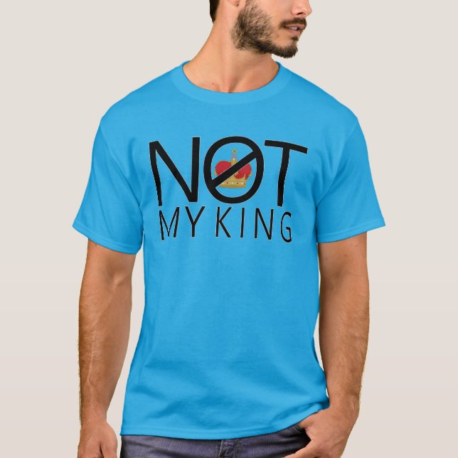 T-shirt Pas mon roi (Devant)