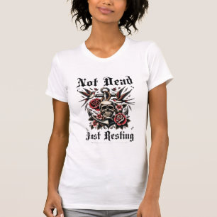 T-shirt Pas mort, juste au repos