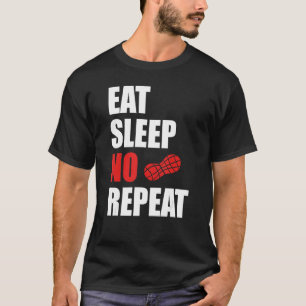 T-shirt Pas Nut Novembre Manger Sleep No Nut Répéter NNN m