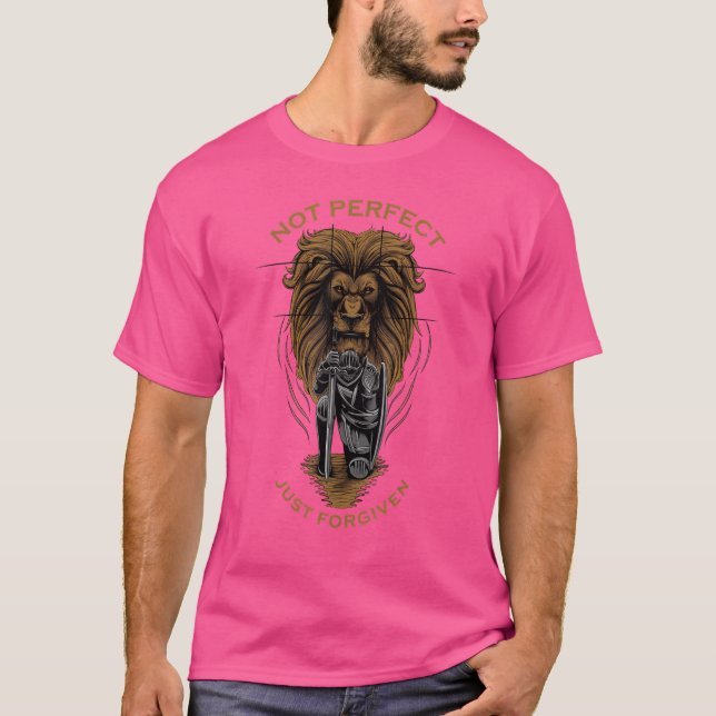 T-shirt Pas parfait juste pardonné Christian Warrior de Ch (Devant)