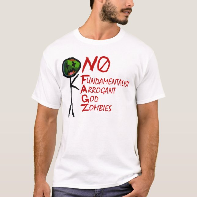 T-shirt pas plus de zombis (Devant)