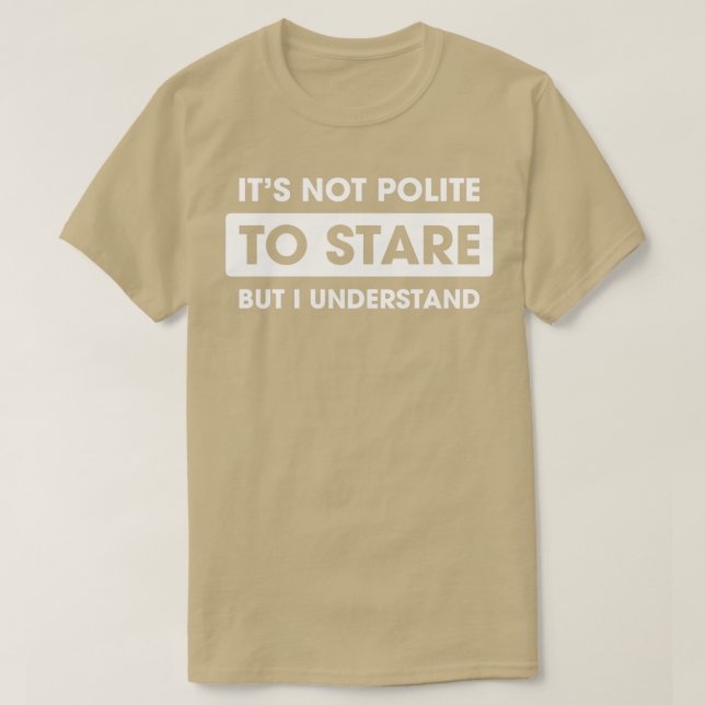 T-shirt Pas poli à regarder (Design devant)