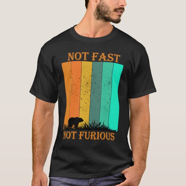T-shirt Pas rapide pas furieux (Devant)