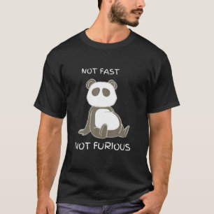 T-shirt Pas Rapide Pas Furieux Funny Panda Vêtements