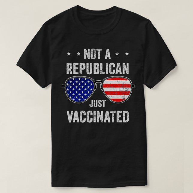 T-shirt Pas Républicain Juste Vacciné Af Pro Vaccine (Design devant)