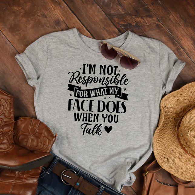 T-shirt Pas responsable drôle offensive sarcastique (Créateur téléchargé)