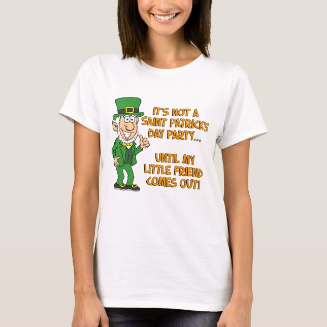 T-shirt Pas Saint Patricks Day Jusqu'À Mon Petit Ami (Devant)