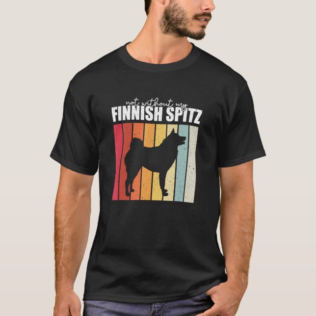 T-shirt Pas Sans Mon Spitz Finlandais (Devant)