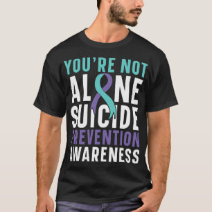 T-shirt Pas seule Dépression Prévention Suicide Sensibilis