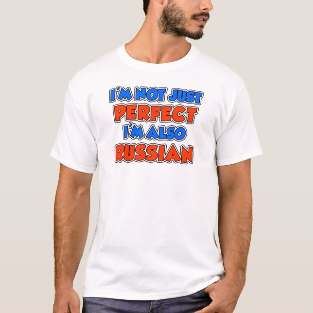 T-shirt Pas seulement le russe parfait (Devant)
