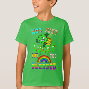 T-shirt Pas Seulement Lucky, Mais Trop Béni