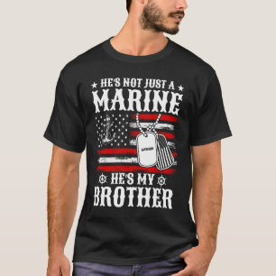 T-shirt Pas seulement un marin, c'est mon frère patriote d
