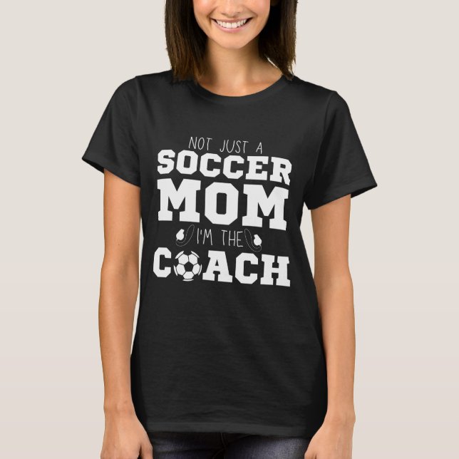 T-shirt Pas seulement une maman de foot, je suis l'Associa (Devant)