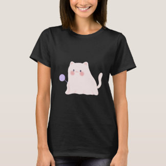 T-shirt Pas si Éffrayant Chat Trick ou Treat