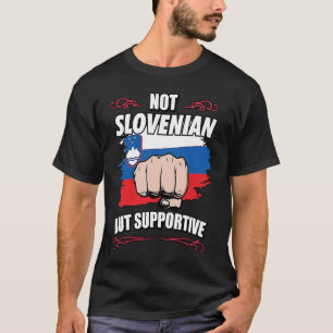 T-shirt Pas Slovène Mais Voyage De Soutien Touriste Sloven