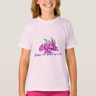 T-shirt Pas sur ma liste de succès Pink Dragon Tee