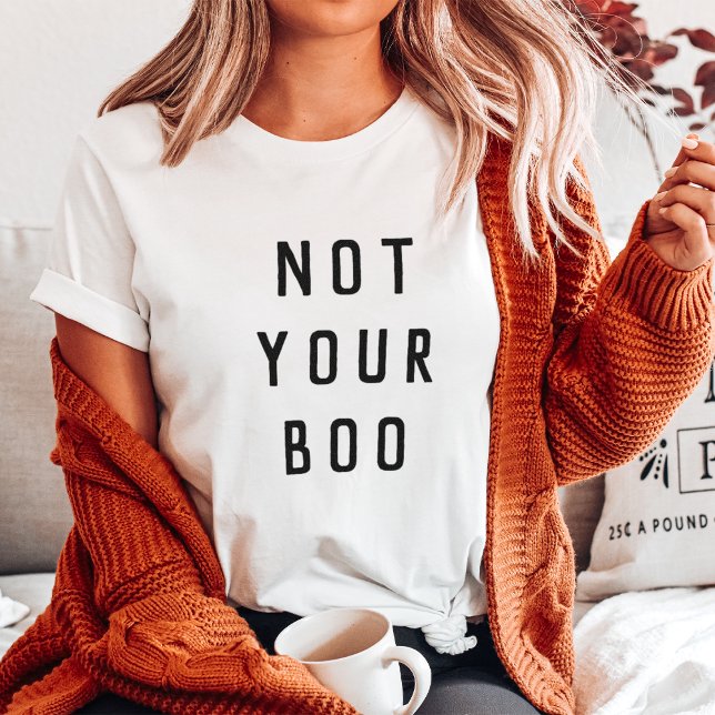 T-shirt Pas ton Halloween Boo (Créateur téléchargé)