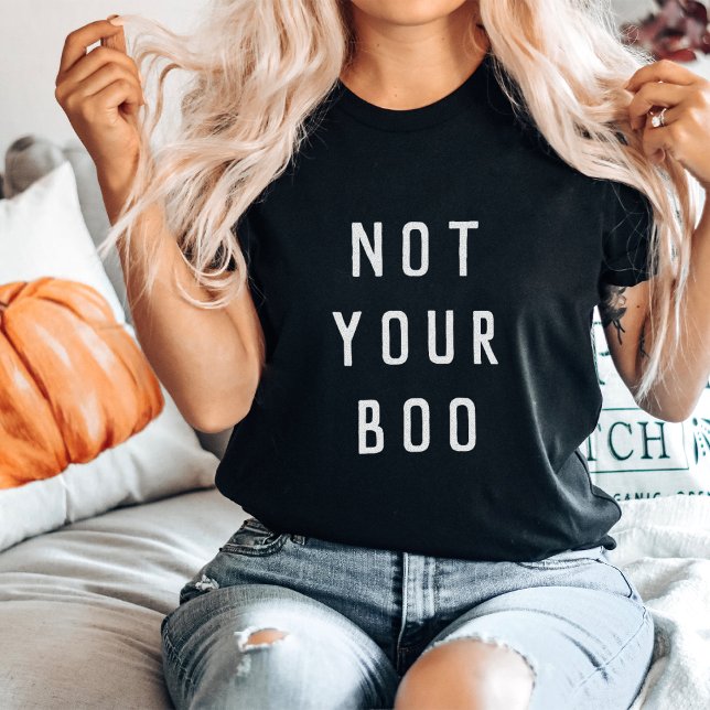 T-shirt Pas ton Halloween Boo (Créateur téléchargé)