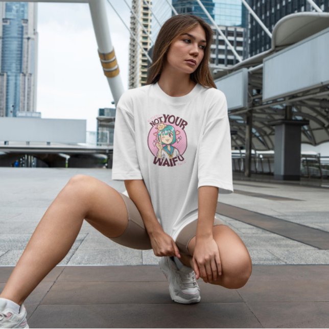 T-shirt Pas ton Waifu (Créateur téléchargé)