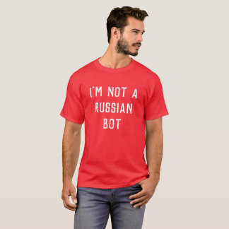 T-shirt Pas un Bot russe