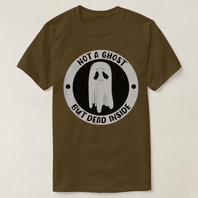 T-shirt Pas Un Fantôme Mais La Mort Dans La Tristesse Malh (Design devant)