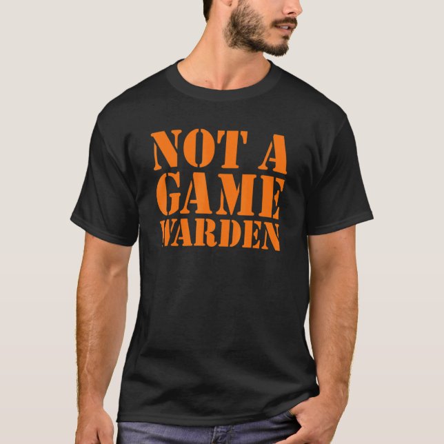 T-shirt Pas un gardien de jeu (Devant)