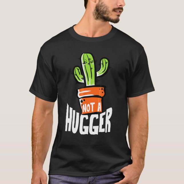 T-shirt Pas Un Grogger Funny Cactus Sarcastique (Devant)