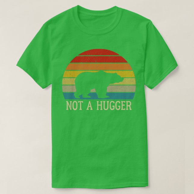 T-shirt Pas Un Gros Ours Vintage Rétro (Design devant)