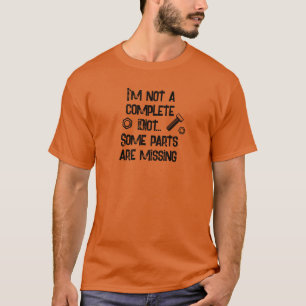 T-shirt Pas un Idiot complet drôle