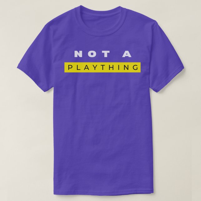 T-shirt Pas un jeu 1 (Design devant)