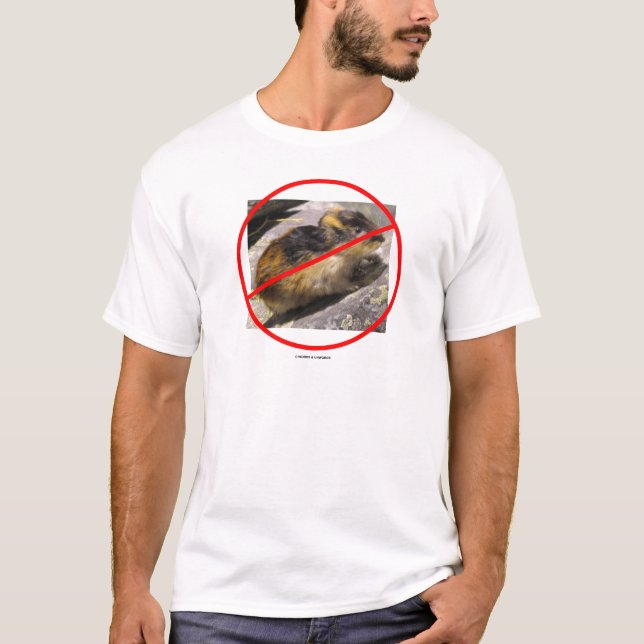 T-shirt Pas un lemming (penseur indépendant d'humour de (Devant)