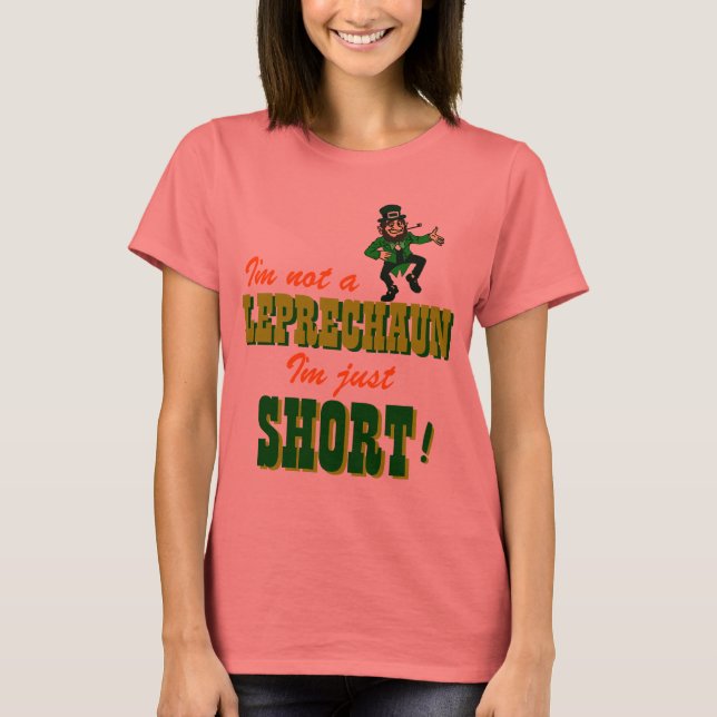 T-shirt Pas un Leprechaun court (Devant)