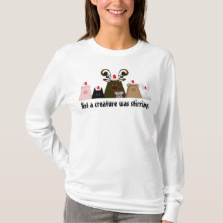 T-shirt Pas une créature remuait la chemise de Noël