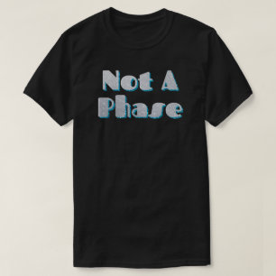 T-shirt Pas une Parties scintillant Turquoise de phase