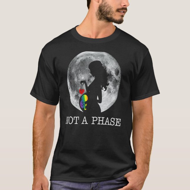 T-shirt Pas Une Phase Lgbt Trans Pride Transgenre 1 (Devant)