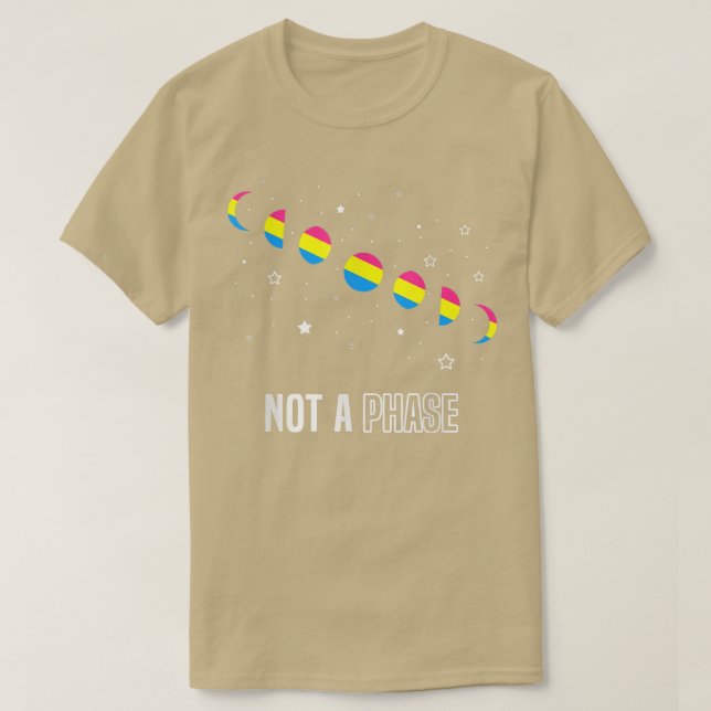 T-shirt Pas une phase Panseueul Fun Fun Pan LGBTQ Panseual (Design devant)