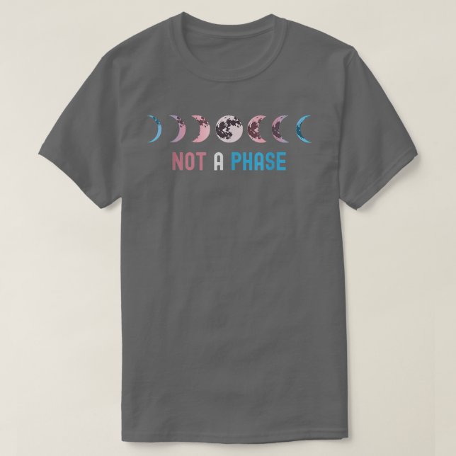 T-shirt Pas une phase transgenre LGBTQ Trans Pride Drapeau (Design devant)